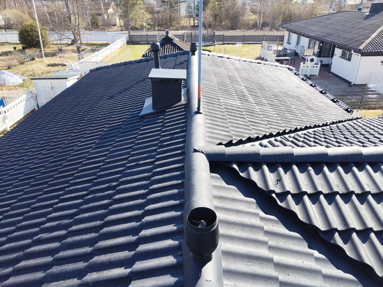 Peltikaton pinnoituksen jälkeen.